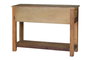 GINER Y COLOMER Console exclusive à 2 tiroirs en bois recyclé multicolore